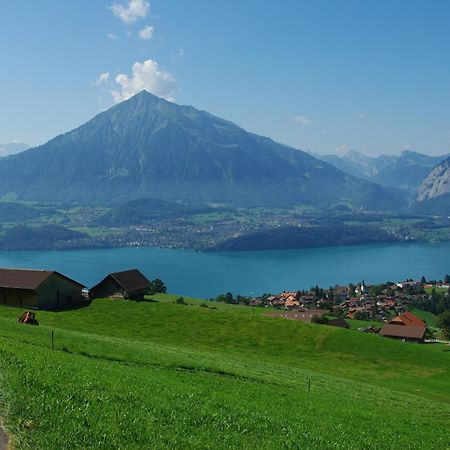 Hotel Adler Sigriswil Bagian luar foto