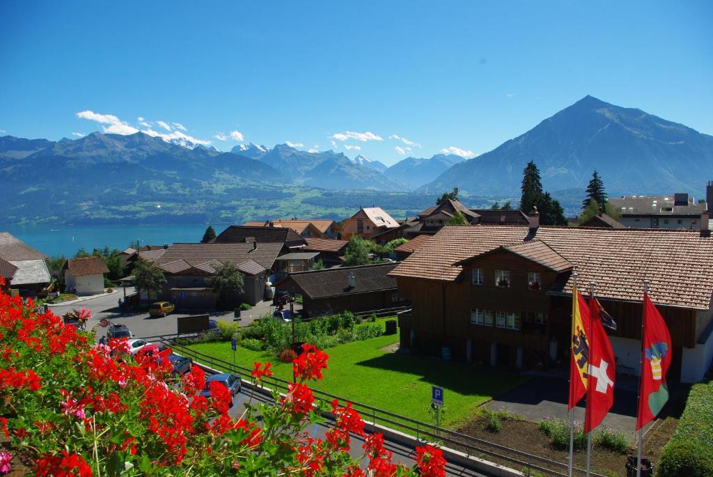 Hotel Adler Sigriswil Bagian luar foto