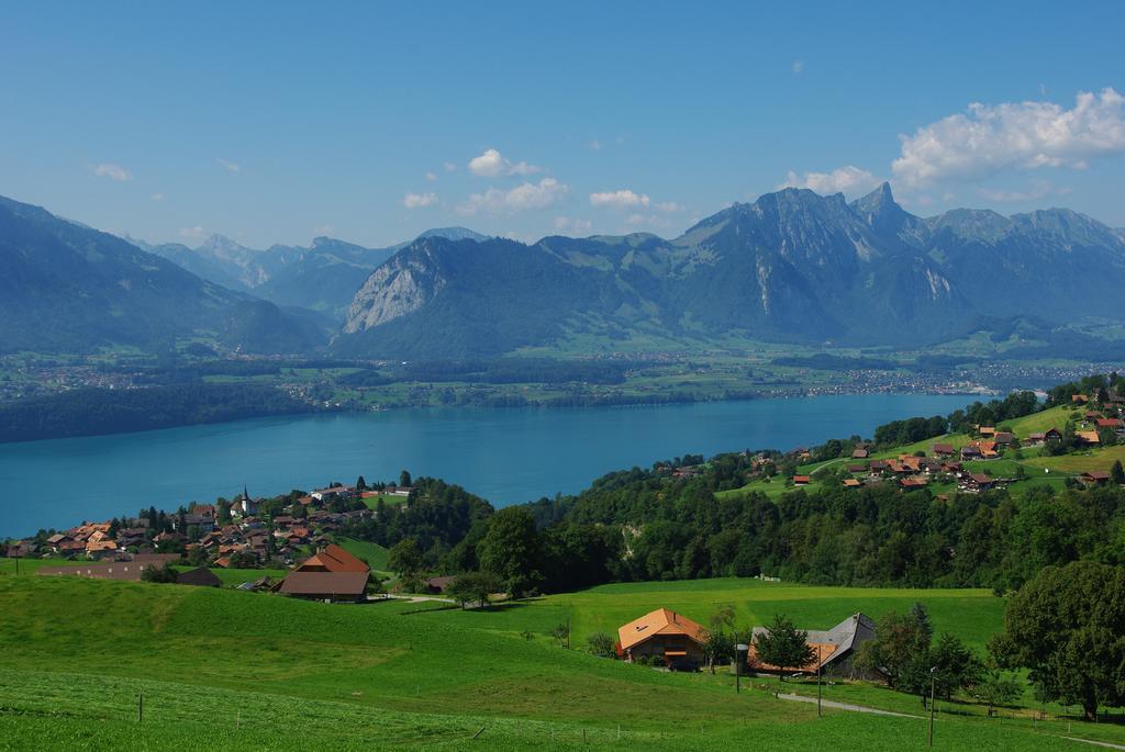 Hotel Adler Sigriswil Bagian luar foto
